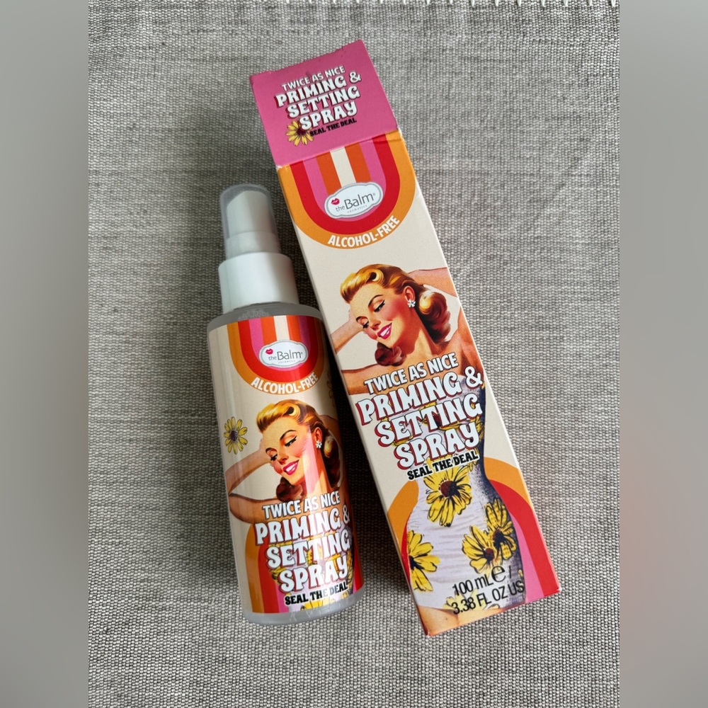 TheBalm NEW “Twice As Nice” Priming & Setting Spray - Seal The Deal - 3.38 oz